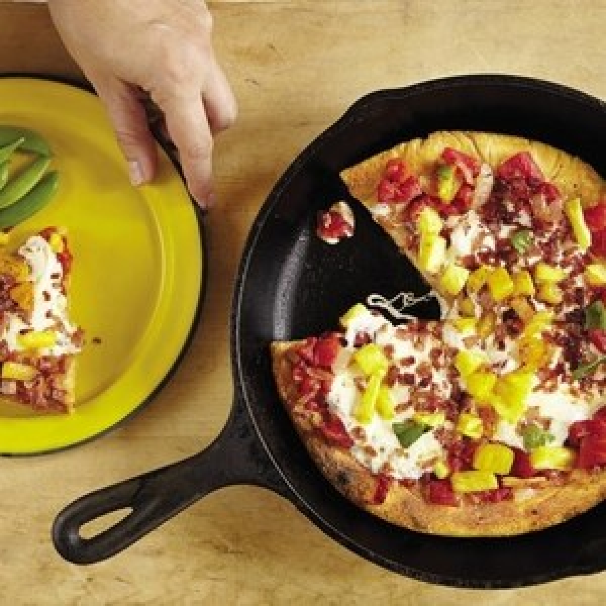 Pizza 6: Pan-fried Hawaiian Pizza Recipe