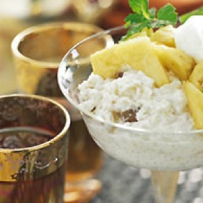 Pineapple and Banana Couscous Pudding Recipe