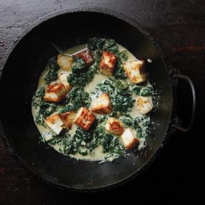 Saag Paneer (Spinach With Fresh Indian Cheese) Recipe