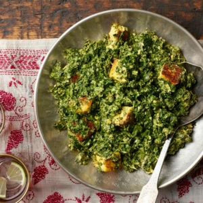 Saag Paneer: Spinach with Indian Cheese Recipe